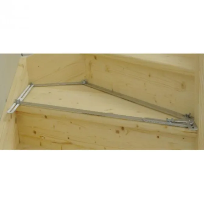 Traprenovatietool - Hoeksjabloon aluminium meervoudig