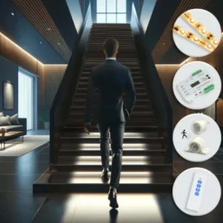 Trapverlichting dynamisch led 50 cm - set tbv 16 treden - warm wit