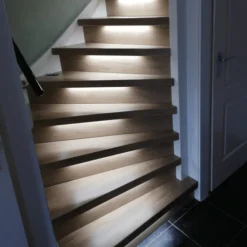 Trapverlichting LED-profiel compleet 50 cm - Set tbv 15 treden - Helder wit