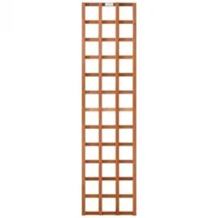 Trellis scherm hardhout recht (55 x 180 cm)
