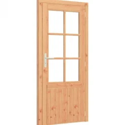 TrendHout Enkele deur met kozijn - rechtsdraaiend - 780 x 1930 mm