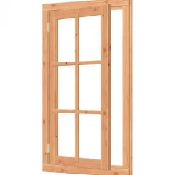 TrendHout Raamkozijn met vleugelraam - linksdraaiend - 674 x 1296 mm