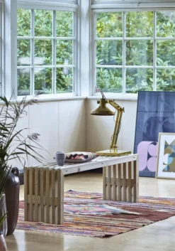 Tuinbank Rustik - Dennenhout grijs gebeitst - 138 x 36 x 45 cm