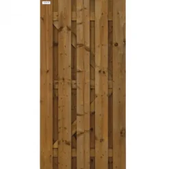 Tuindeur Timber vuren bruin geimpregneerd (90 x 180 cm) geschaafd schermdikte 4,7 cm