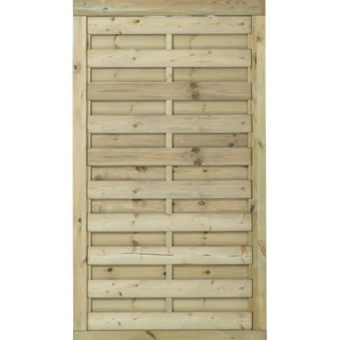 Tuindeur vuren - Bergen recht groen geimpregneerd (100 x 180 cm)