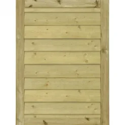 Tuindeur vuren - Klink recht groen geimpregneerd (100 x 125 cm)