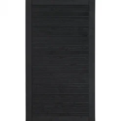 Tuindeur vuren - Plus Plank recht zwart (100 x 163 cm)