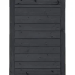 Tuindeur vuren Plus Klink recht zwart (100 x 125 cm)