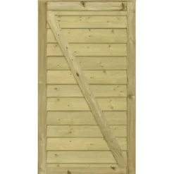 Tuindeur vuren Plus Klink recht groen geimpregneerd (100 x 163 cm)