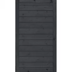 Tuindeur vuren Plus Klink recht zwart (100 x 163 cm)