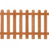 Tuinhek hardhout bankirai Classic recht 10L (180 x 80 cm) ribbel