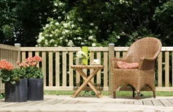 Tuinhek vuren - Ligno recht groen geimpregneerd (150 x 73cm)