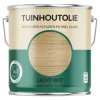 Tuinhout olie biobased - Licht wit 2,5 liter