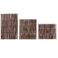 Tuinscherm gevlochten wilgen - Pil Luksus