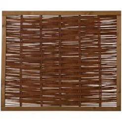 Tuinscherm gevlochten wilgen - Pil Standard (120 x 100 cm)