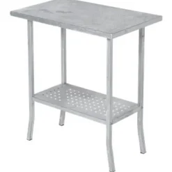 Tuintafel verzinkt staal - Oppottafel 45 x 75 x 80 cm