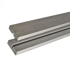 Tuintafel vuren Café - Hout & Staal gegrond grijsbruin - 77 x 127 x 73 cm