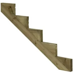 Tuintrap vuren geimpregneerd - Trapbalk 5 treden