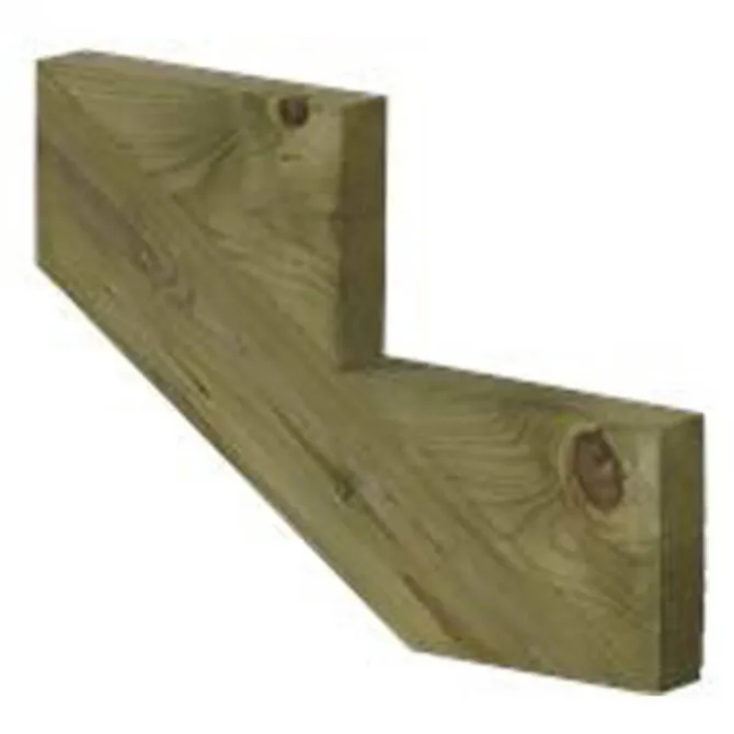 Tuintrap vuren geimpregneerd - Trapbalk 2 treden