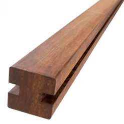 Tussenpaal rabatsysteem bamboe 7 x 7 cm