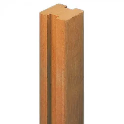 Tussenpaal rabatsysteem hardhout bankirai 7 x 7 cm