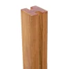 Tussenpaal rabatsysteem hardhout Bankirai 9 x 9 cm