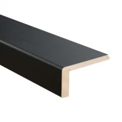 Uitloopprofiel doorlopend - Vasteras Zwart Houtnerf - 136 x 6,3 cm