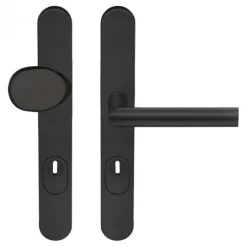 Veiligheidsset knop/kruk Forza - Anna I ovaal kerntrek - Mat Zwart