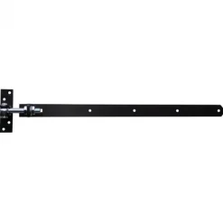 Verstelbare duimheng - 670 x 40 x 5mm - zwart gepoedercoat