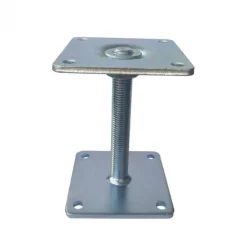 Verstelbare plaatanker - 11 x 11 cm - Verzinkt