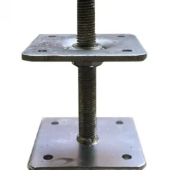 Verstelbare plaatanker - 11 x 11 cm - Verzinkt