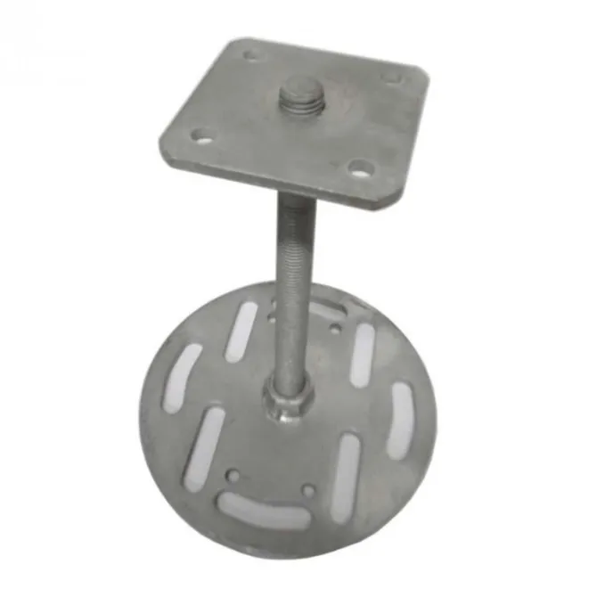 Verstelbare stelplaat - Vuurverzinkt