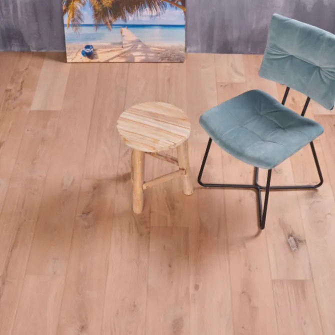 Vloerdelen eiken rustiek - onbehandeld - 19 x 190 cm (4,332 m2)