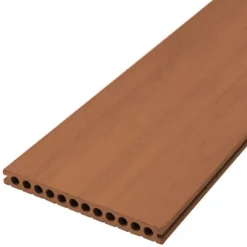 Vlonder totaalpakket composiet semi massief 2,5 x 25 cm - XWB Havana (5 mtr) vlak/grove ribbel