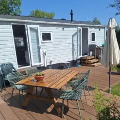 Vlonder totaalpakket composiet 2,5 x 25 cm - XWB Bicolor Douala (4 mtr) vlak/grove ribbel