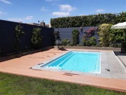 Vlonder totaalpakket composiet 2,5 x 14,6 cm Havana (5 mtr) grove ribbel