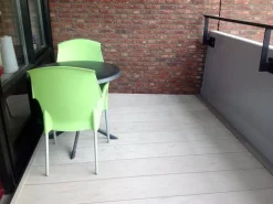 Vlonder totaalpakket composiet semi massief 2,5 x 25 cm - XWB Riviera (3 mtr) vlak/grove ribbel