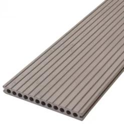 Vlonder totaalpakket composiet semi massief 2,5 x 25 cm - XWB Riviera (3 mtr) vlak/grove ribbel