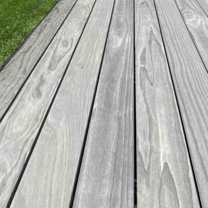 Vlonderplank Accoya gray 2,1 x 14,0 cm vlak voor clips