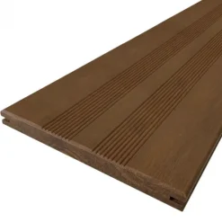 Vlonderplank Bamboe 2,0 x 20,0 cm vlak/semi-ribbel Ipé geolied