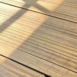 Vlonderplank bamboe Campo Verde geolied naturel 2,0 x 14 cm Frans profiel/vlak