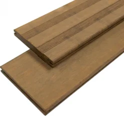 Vlonderplank bamboe Primaverde geolied white oak 2,0 x 14 cm Frans profiel/vlak