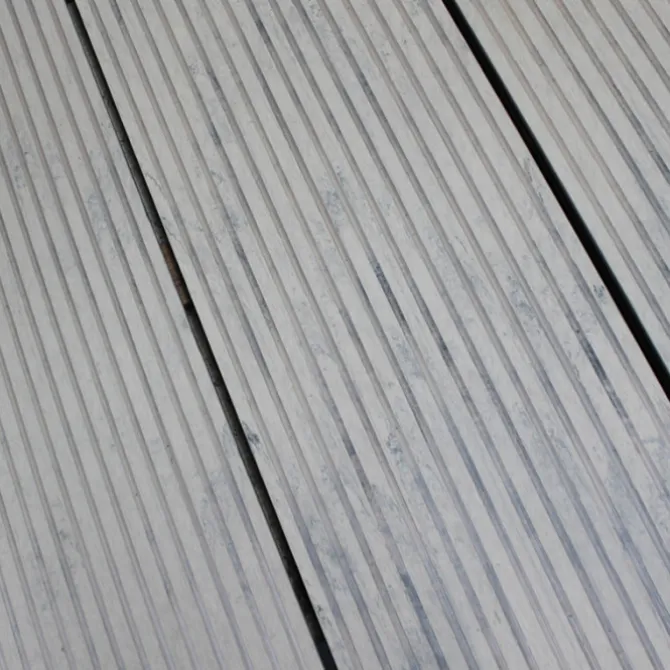 Vlonderplank composiet 2,1 x 25 cm - XXL steengrijs gevlamd (4 mtr) grove ribbel en vlak