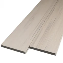 Vlonderplank composiet massief 2,3 x 19 cm Sandy Beach vlak/houtnerf