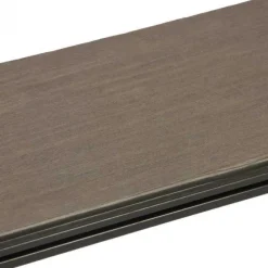 Vlonderplank composiet naadloos - 2,1 x 14,5 cm - grijs houtnerf