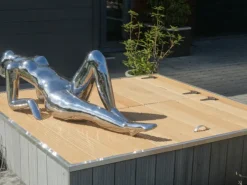 Vlonderplank hardhout Bankirai 2,8 x 14,5 cm groef/vlak