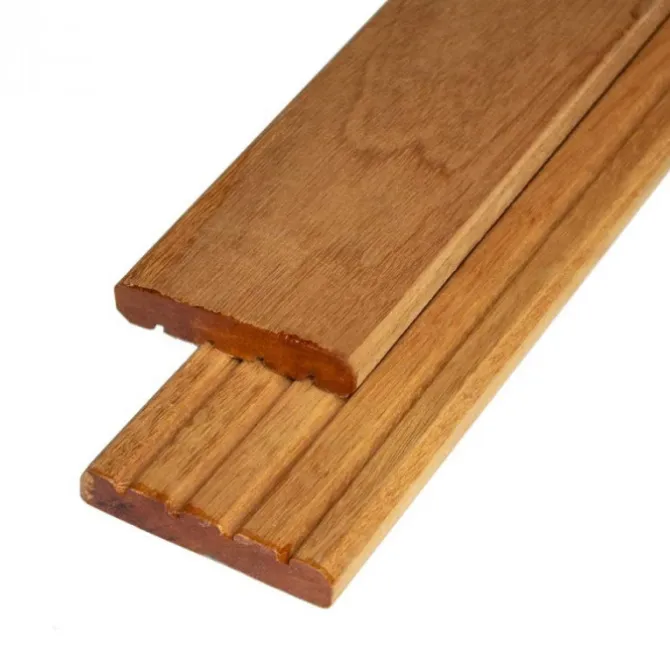 Vlonderplank totaalpakket hardhout Kapur 1,6 x 9 cm (185 cm) v-groef/vlak