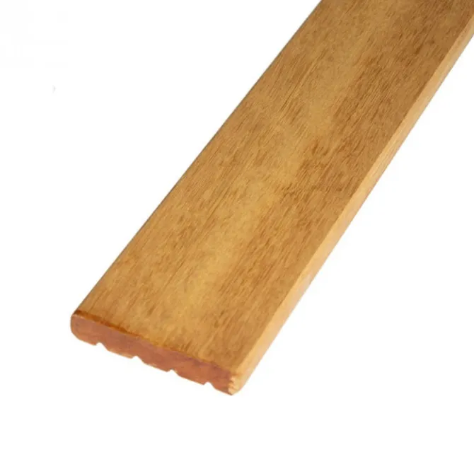 Vlonderplank totaalpakket hardhout Kapur 1,6 x 9 cm (185 cm) v-groef/vlak