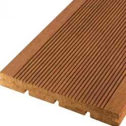 Vlonderplank totaalpakket bamboe 2,0 x 20,0 cm (2,50 mtr) groef/fijne ribbel