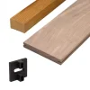 Vlonderplank totaalpakket Cumaru 2,1 x 14,5 cm (2,75 mtr) geschaafd voor Deckwise clips